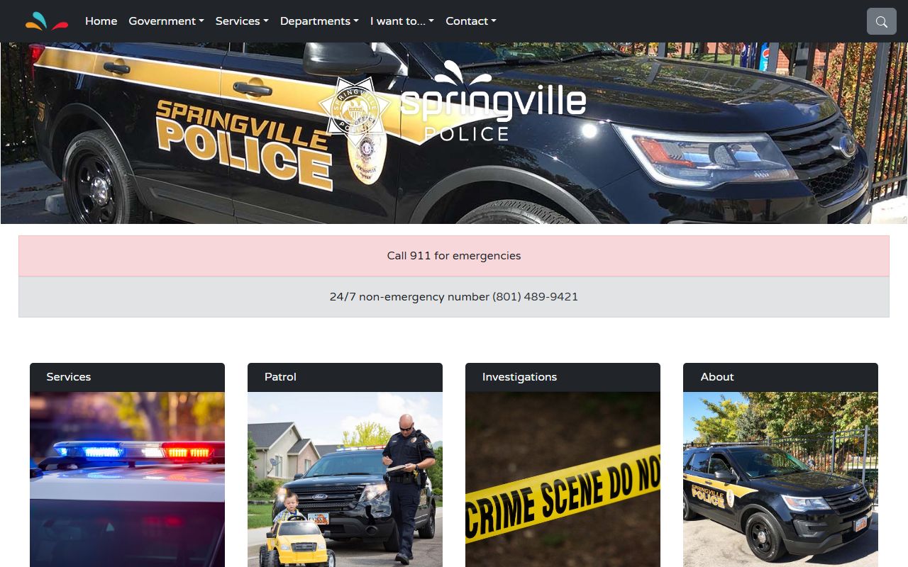 Springville police blotter police department page