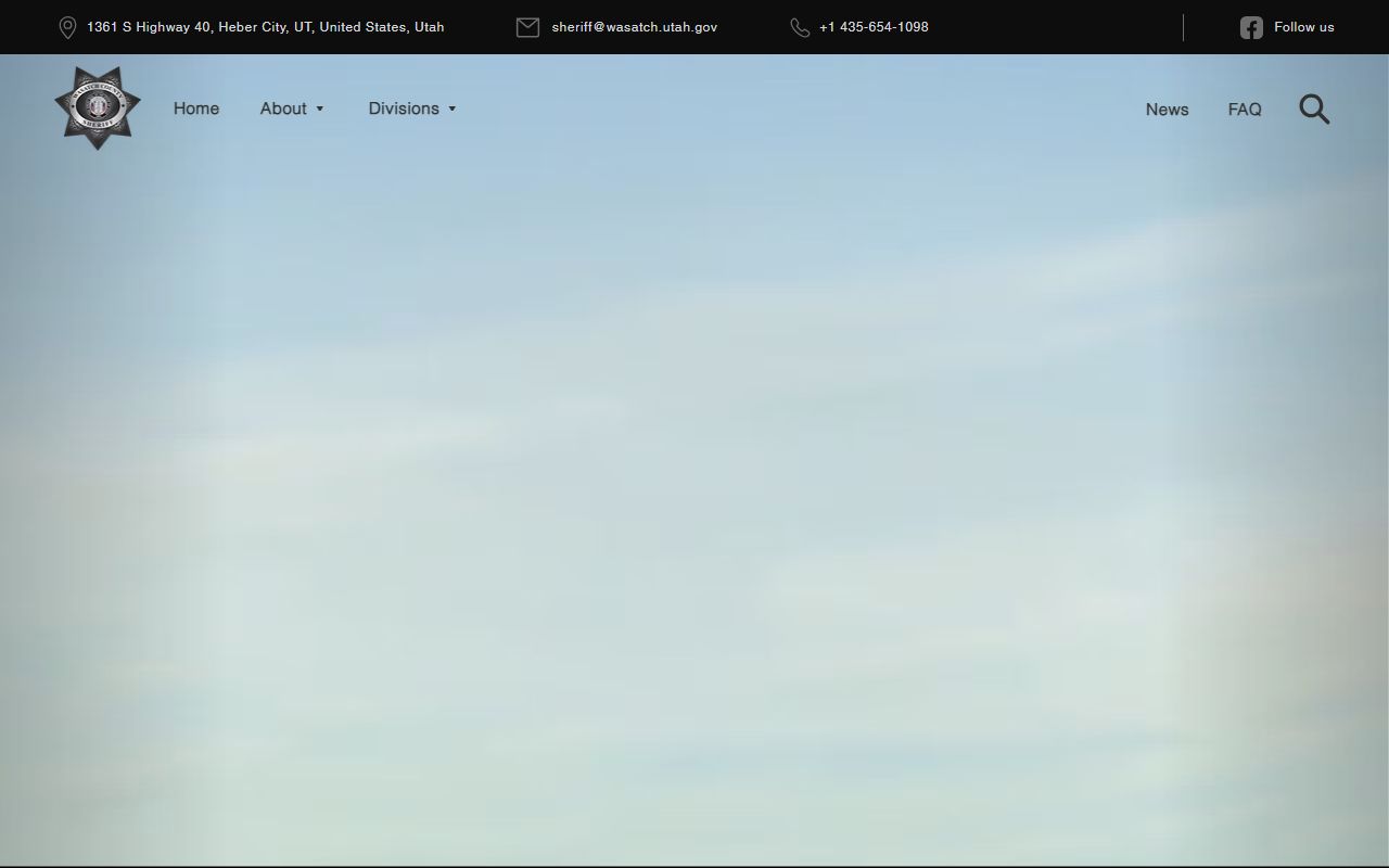 Wasatch County police blotter sheriff office page