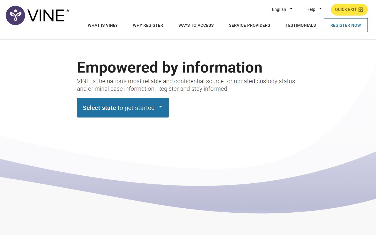 Utah police blotter inmate tracking and alerts through Vinelink